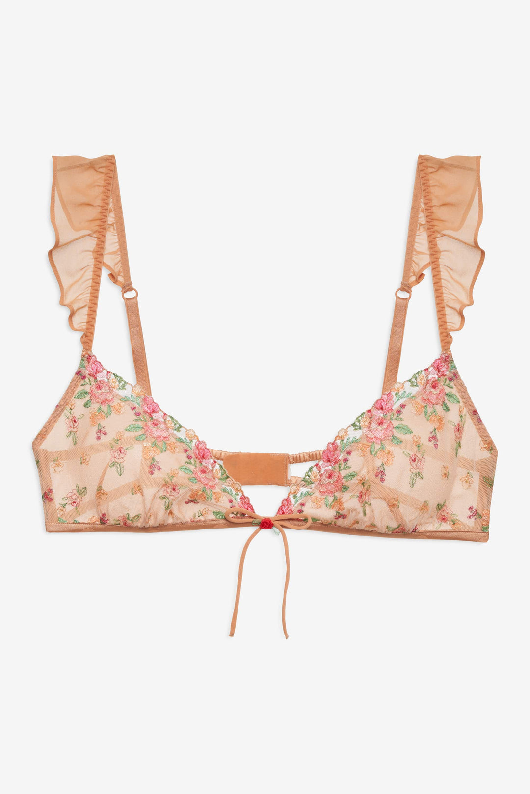 For Love and Lemons - Glimmer Rosebud Bralette - Rose Gold