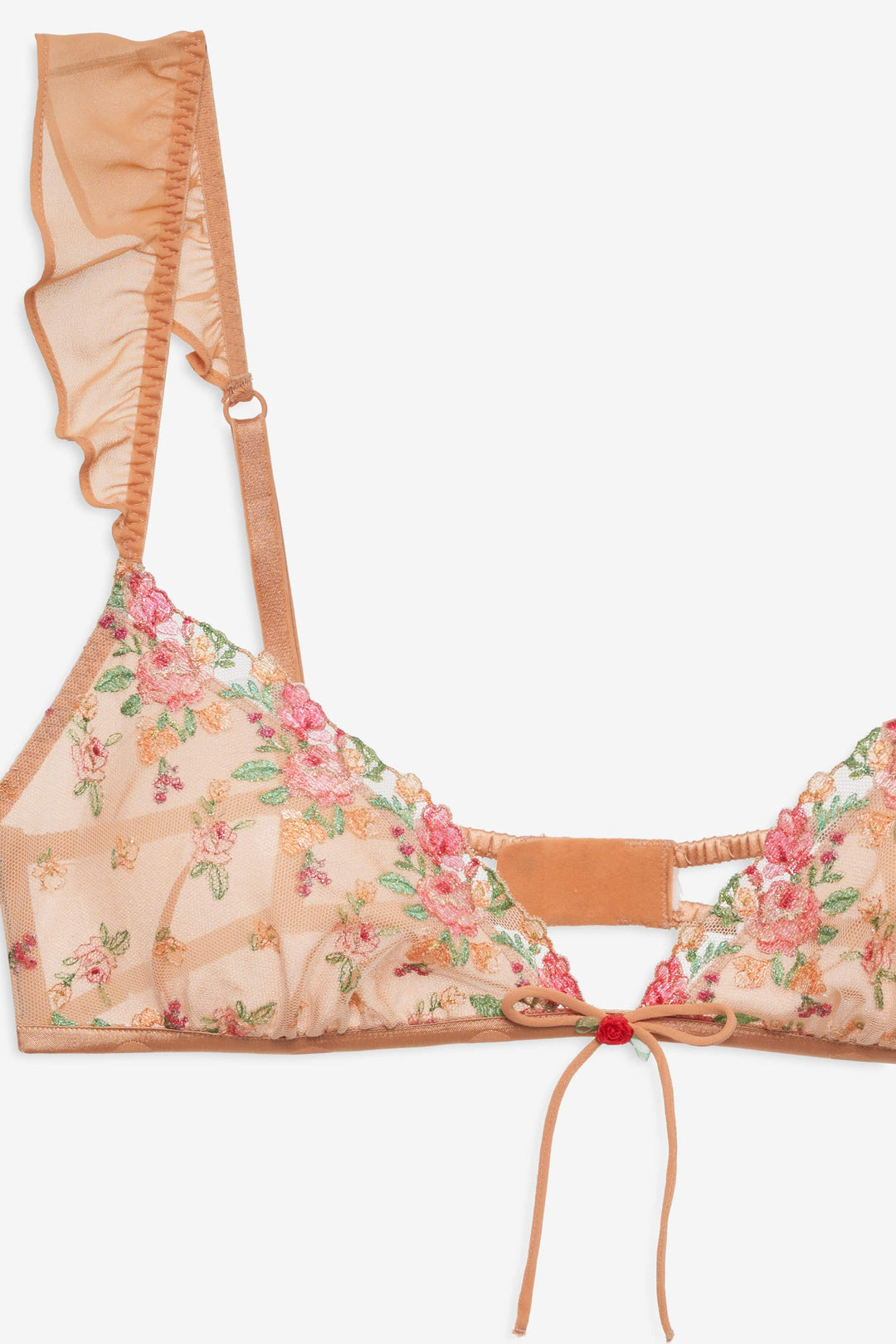 For Love and Lemons - Glimmer Rosebud Bralette - Rose Gold