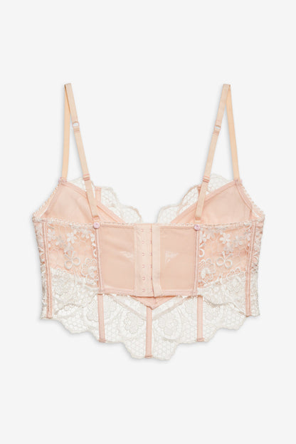 For Love and Lemons - Tea Cake Lace Bustier - White