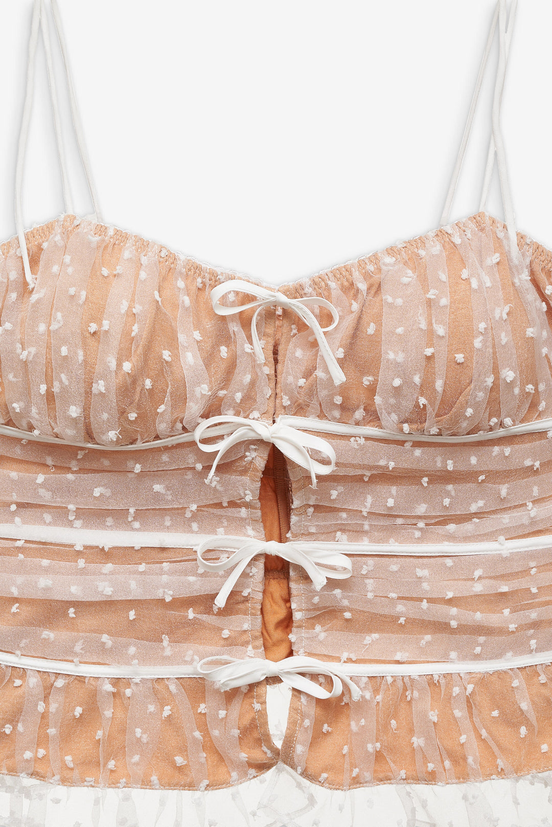 For Love and Lemons - Devon Dot Bustier - White