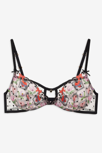 For Love and Lemons - Paris Underwire Bra - Red