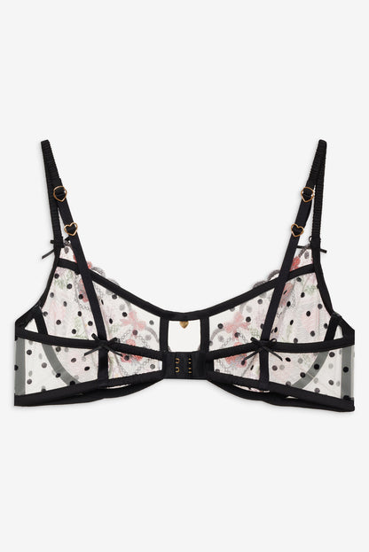 For Love and Lemons - Paris Underwire Bra - Red