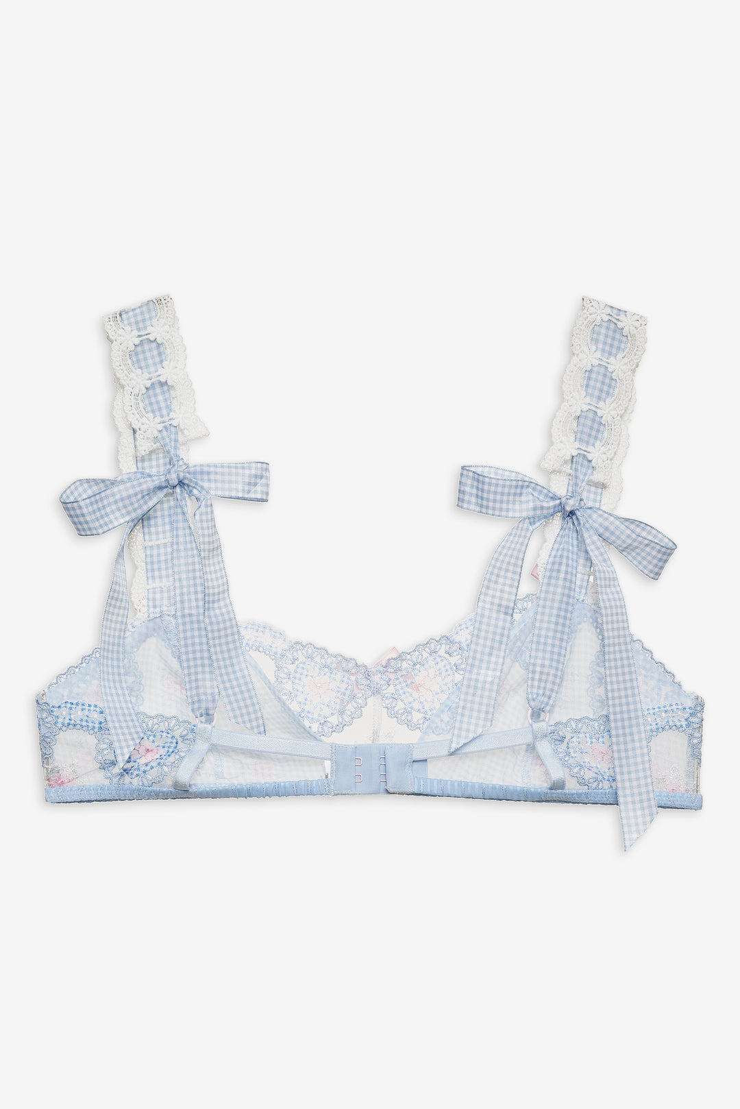 For Love and Lemons - Dainty Doily Bralette - Blue