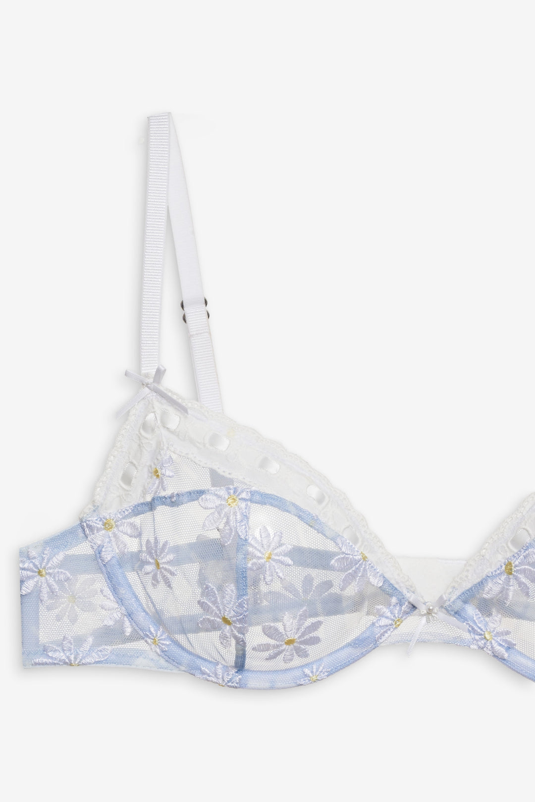 For Love and Lemons - Dee Dee Daisy Underwire Bra - Blue