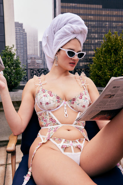 For Love and Lemons - Siena Bustier - Gold