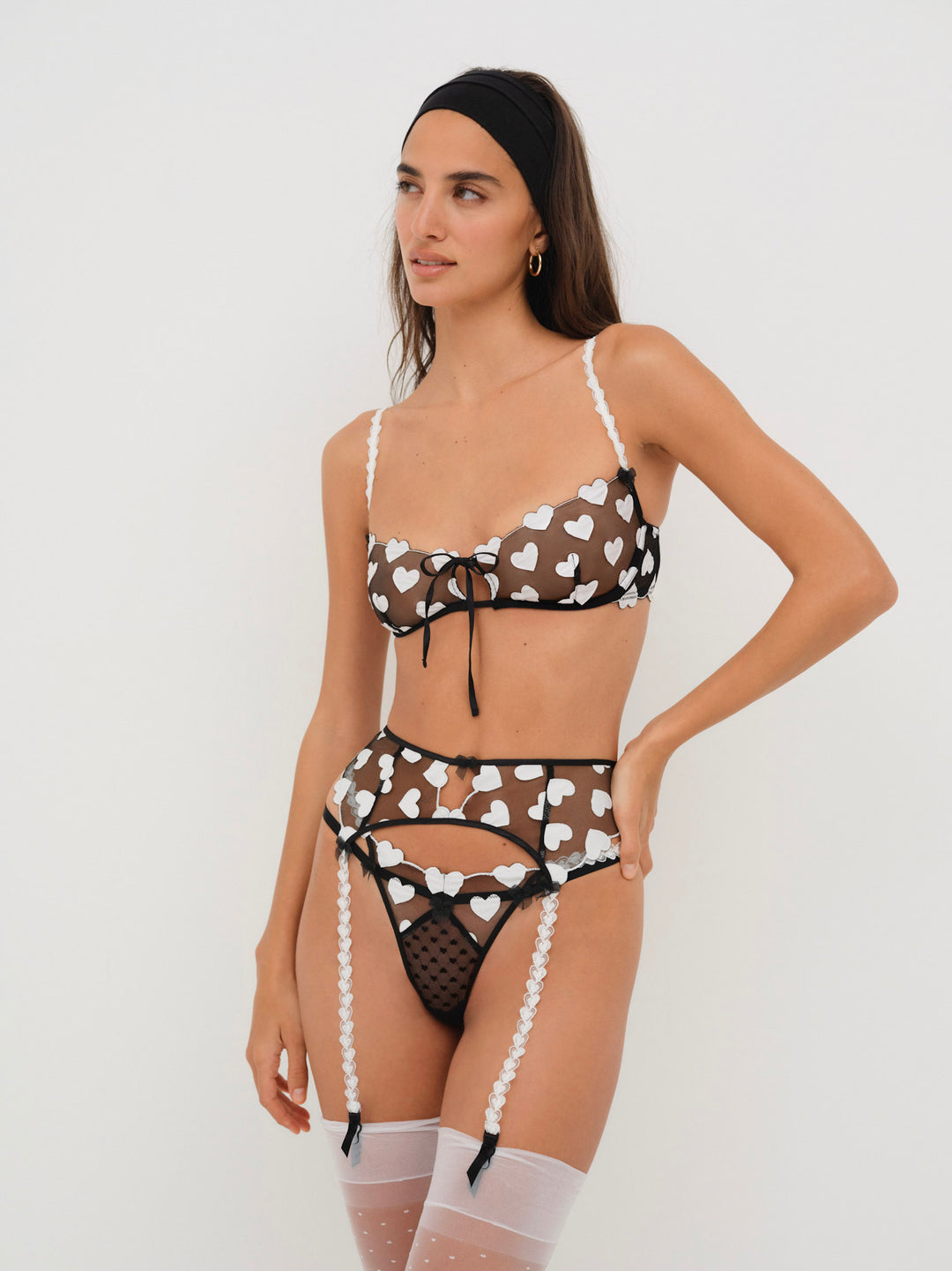 For Love and Lemons - Mia Underwire Bra - Black