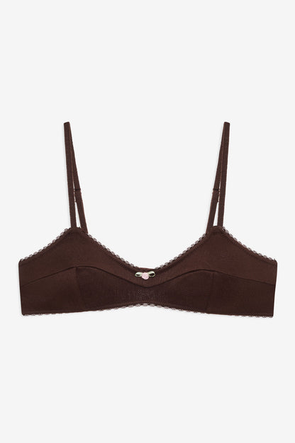 For Love and Lemons - Elliana Bralette - Chocolate