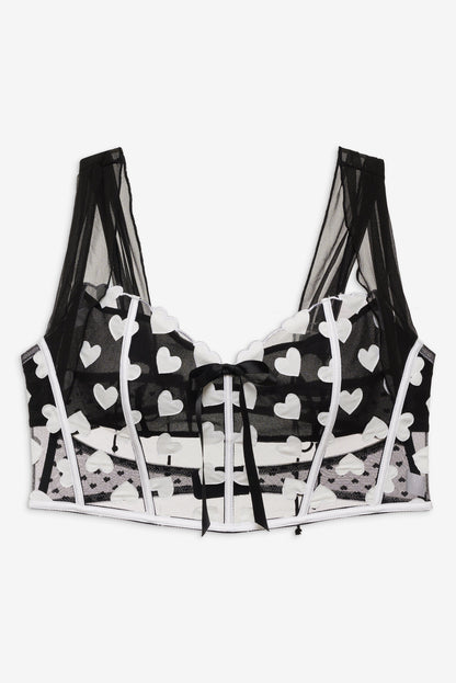 For Love and Lemons - Mia Bustier - Black