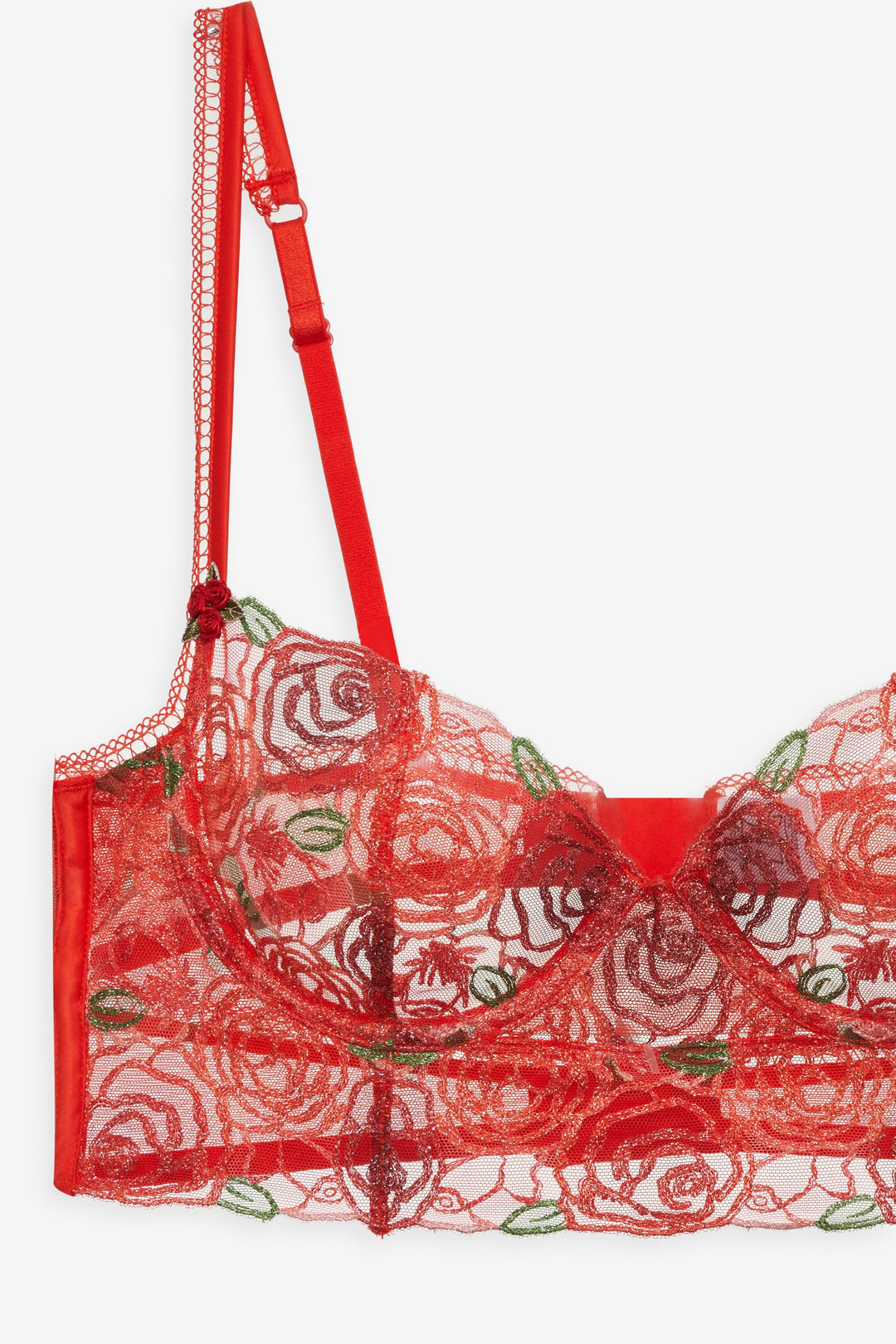 For Love and Lemons - Gene Underwire Bra - Red