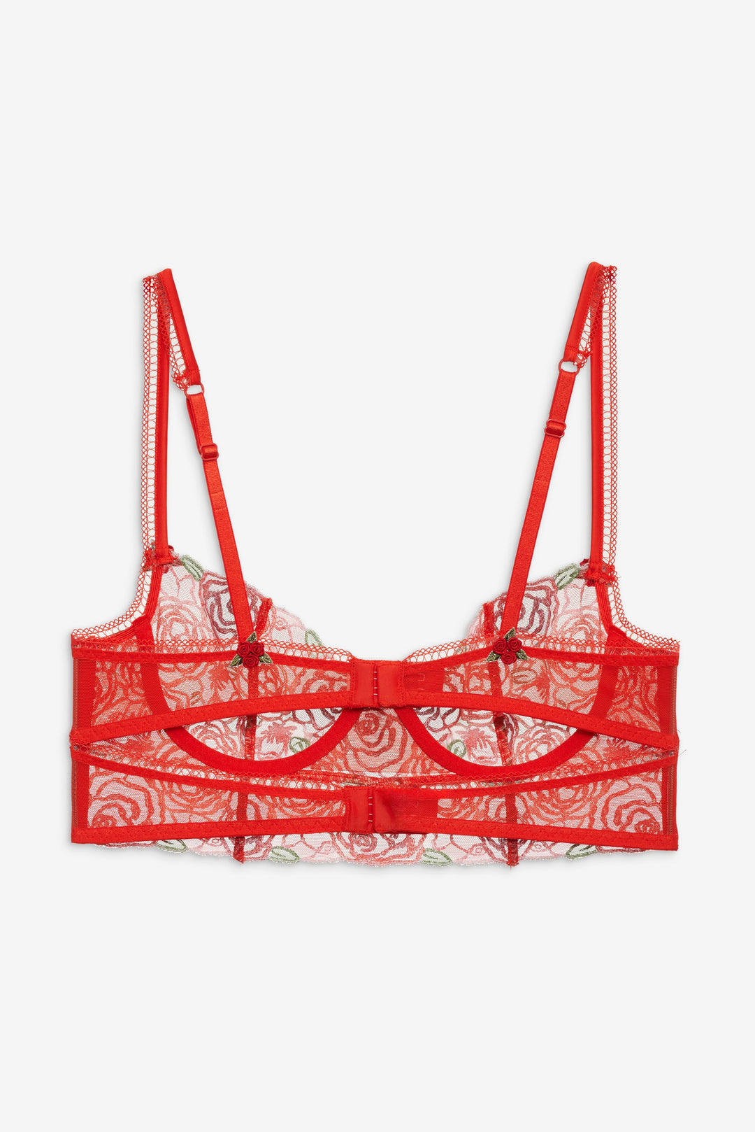 For Love and Lemons - Gene Underwire Bra - Red