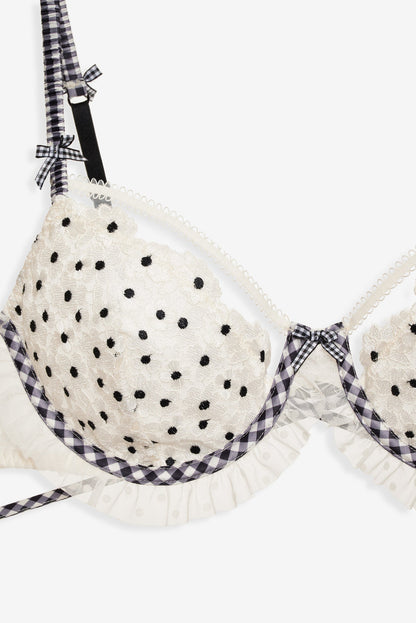 For Love and Lemons - Odette Underwire Bra - White