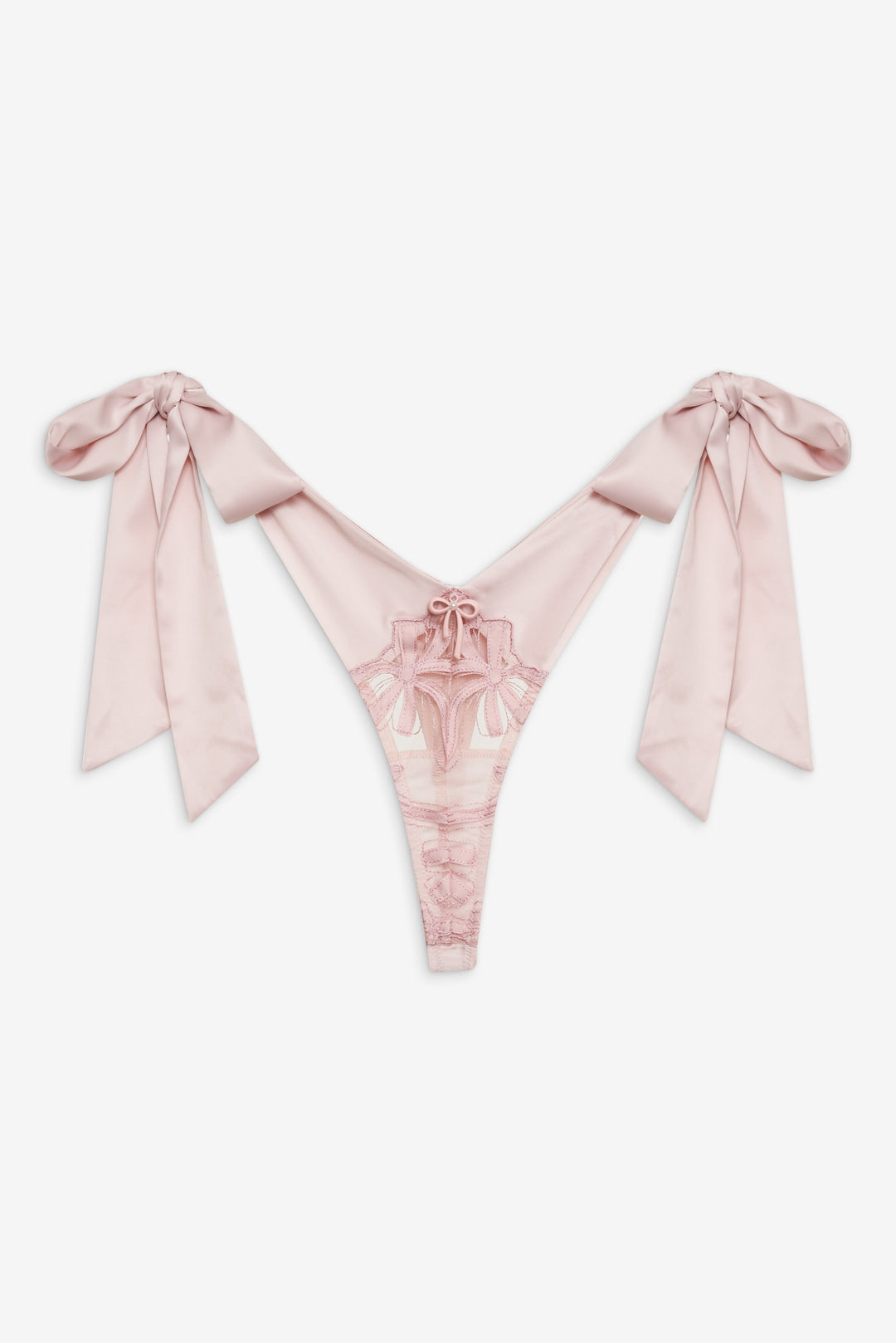 For Love and Lemons - Hallie Thong Panty - Pink