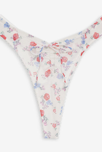 For Love and Lemons - Lottie Thong Panty - Red