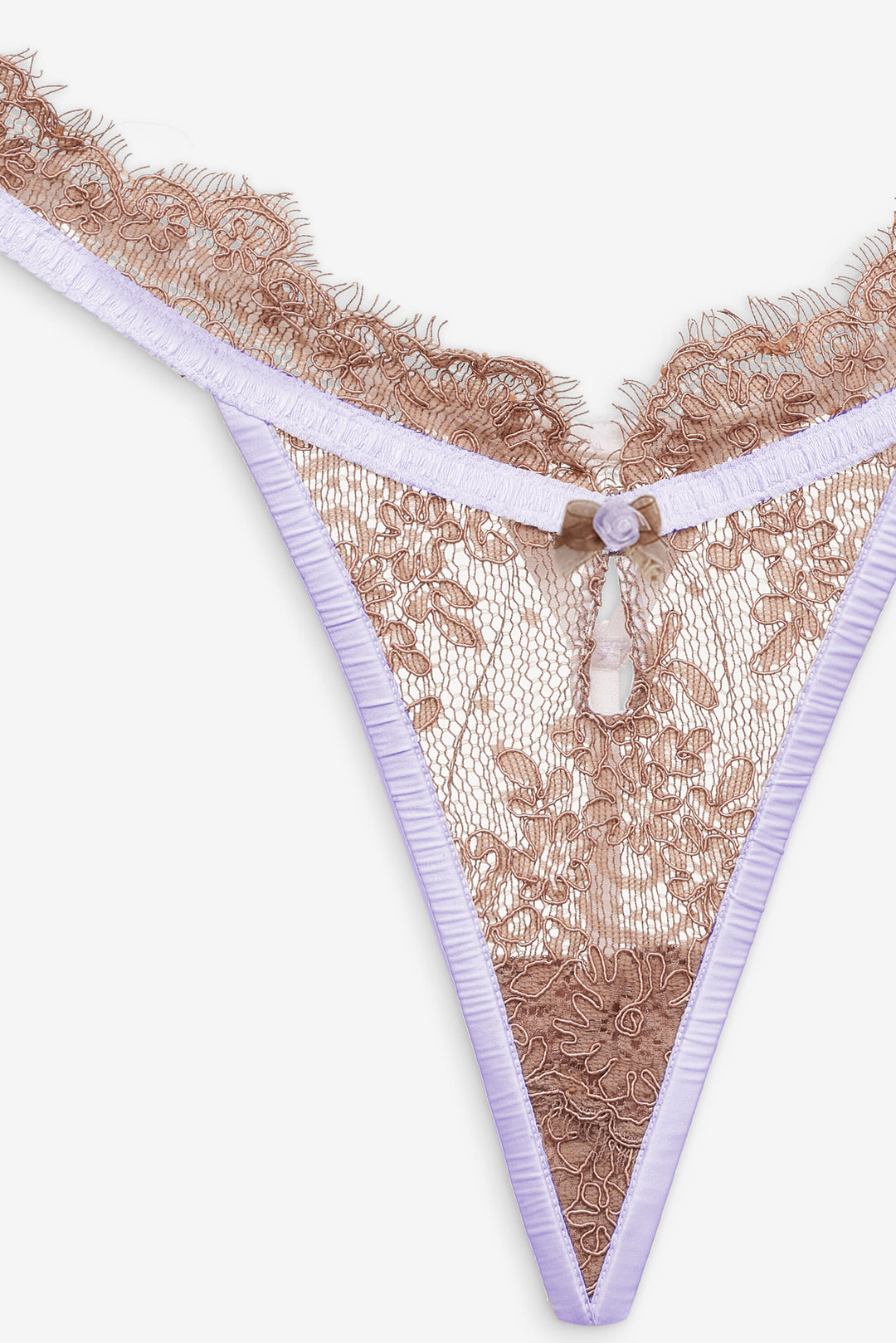 For Love and Lemons - Holly Thong Panty - Chocolate