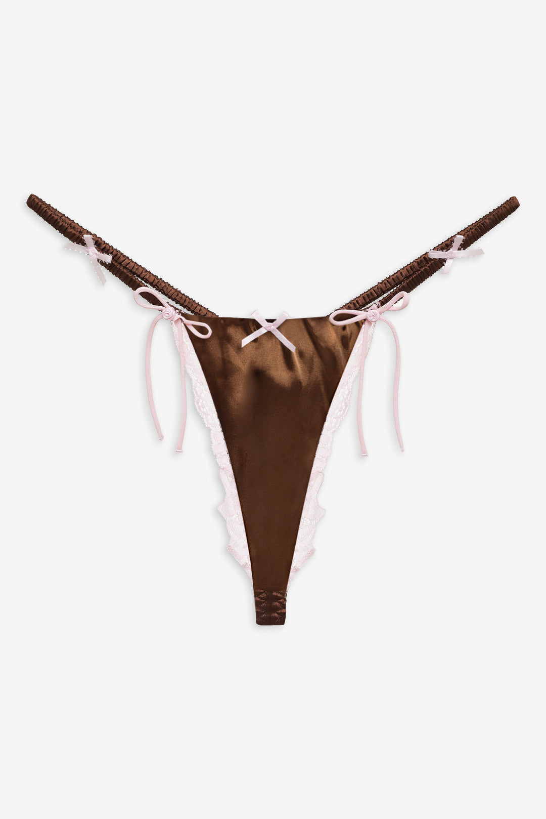 For Love and Lemons - Jaden Thong Panty - Chocolate