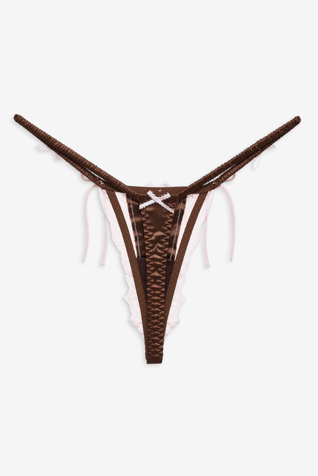 For Love and Lemons - Jaden Thong Panty - Chocolate
