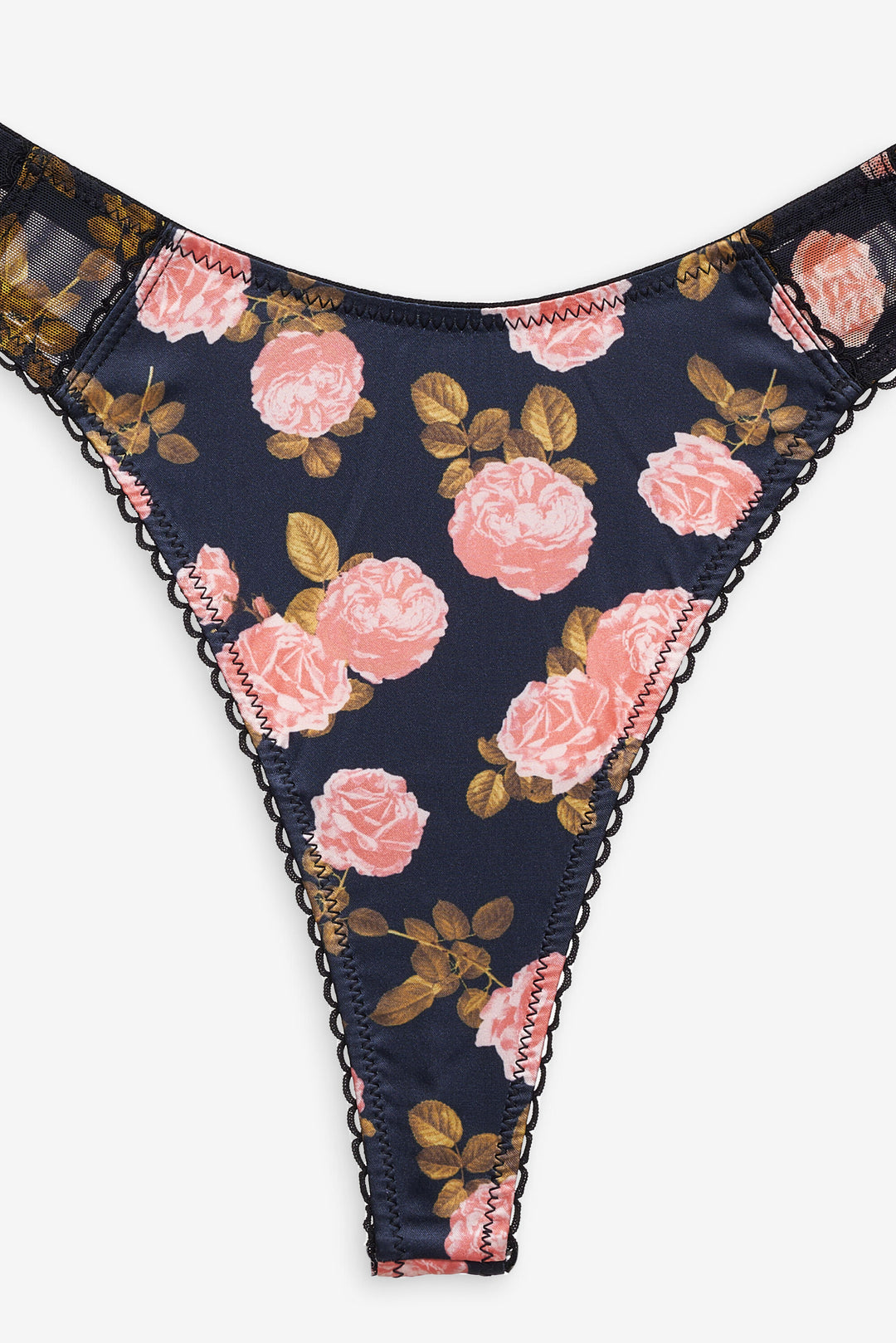 For Love and Lemons - Kayla Thong Panty - Navy