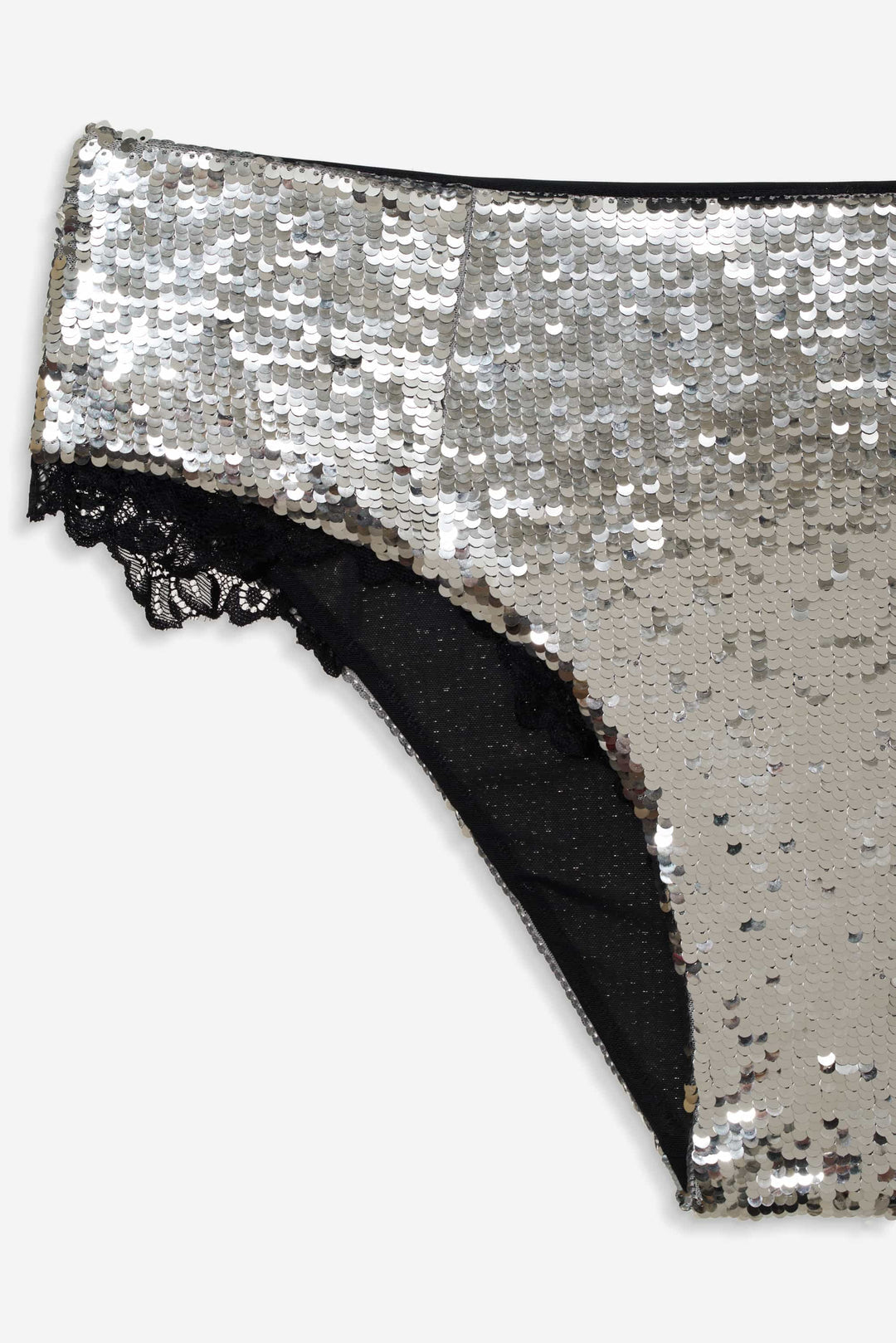 For Love and Lemons - Maia High-waist Panty - Silver