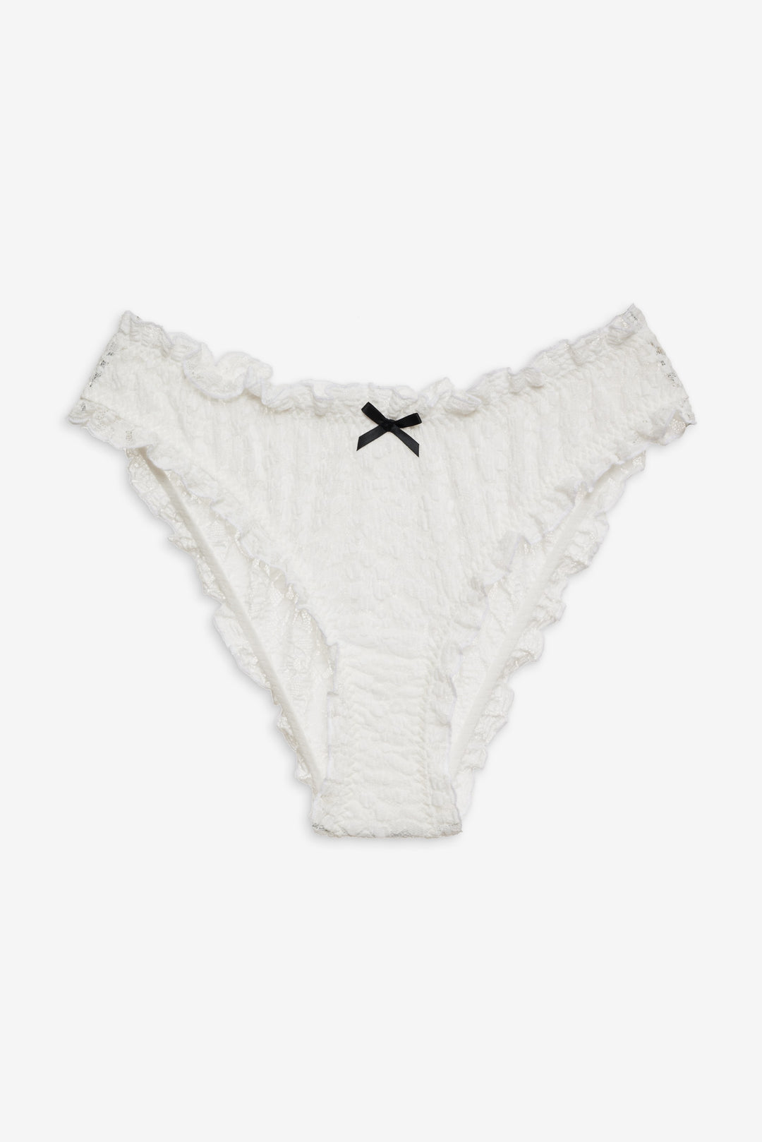 For Love and Lemons - Sally Stretch Lace Cheeky Panty - White