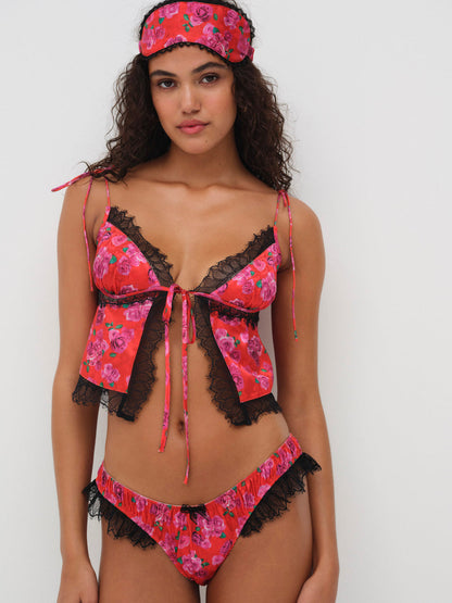 For Love and Lemons - Bellamy Panty - Red