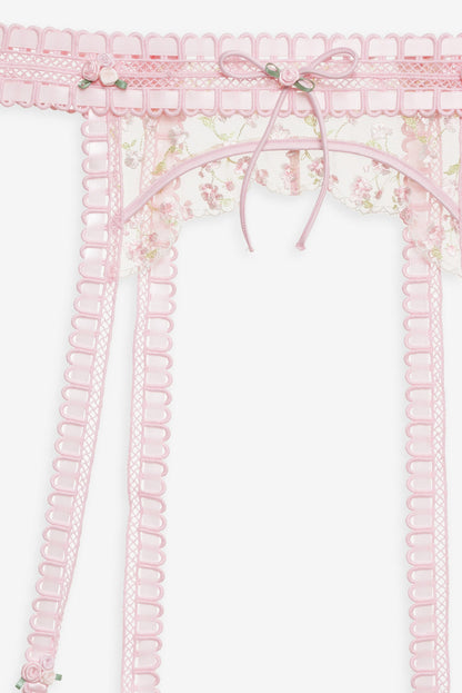 For Love and Lemons - Pinkaboo Garter Belt - Pink