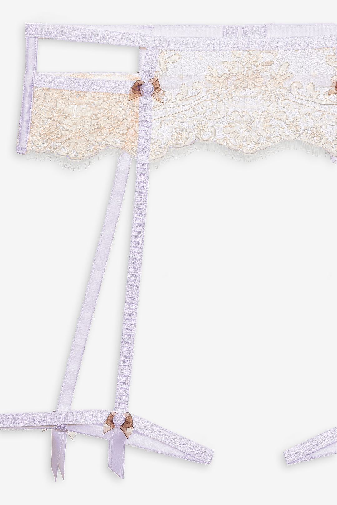 For Love and Lemons - Victoria Lace Garter Belt - Cream