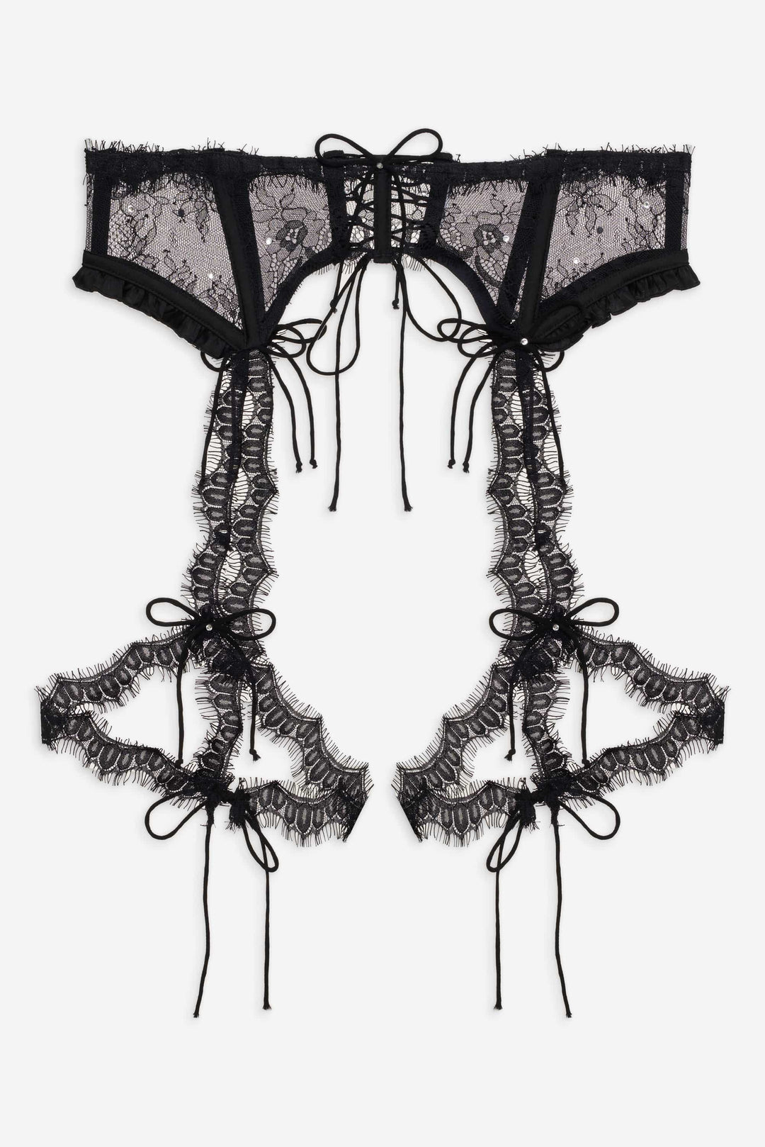 For Love and Lemons - Sonja Garter Belt - Black