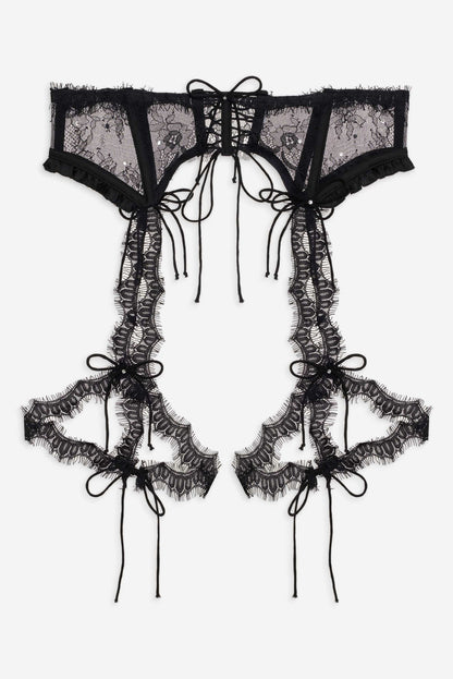 For Love and Lemons - Sonja Garter Belt - Black
