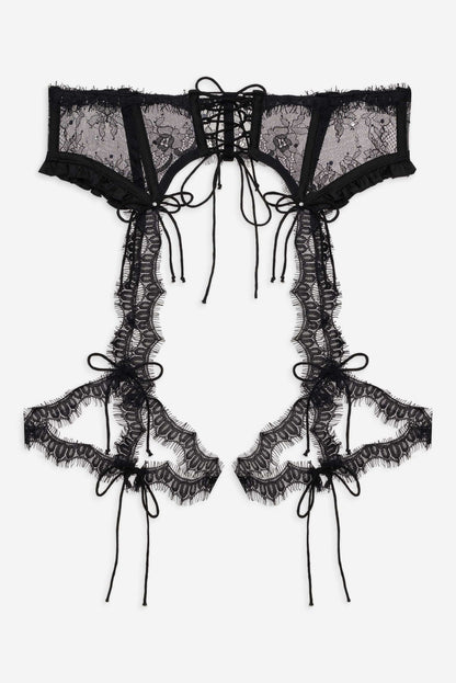 For Love and Lemons - Sonja Garter Belt - Black