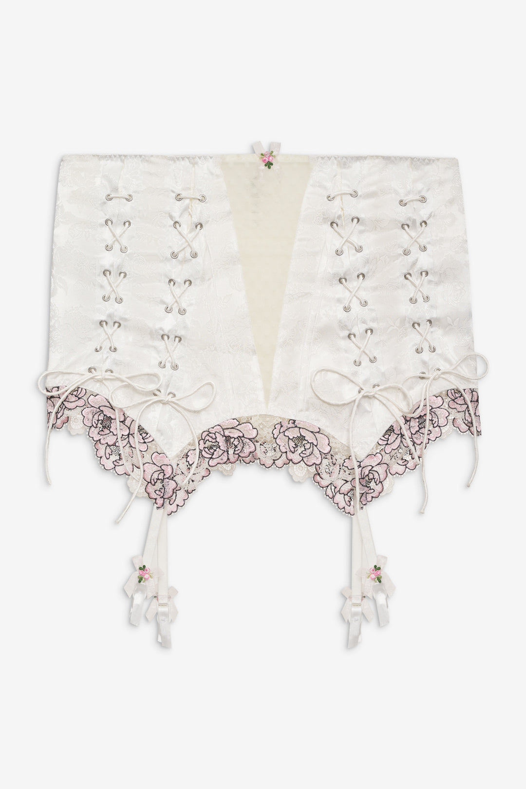 For Love and Lemons - Marit Garter Skirt - White