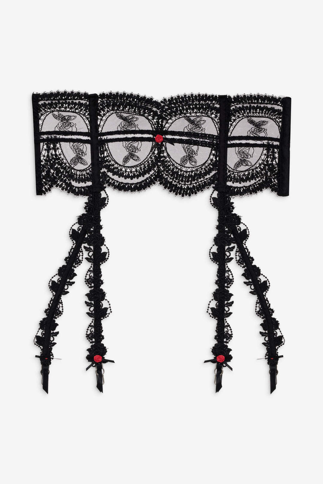 For Love and Lemons - Roxanne Garter Belt - Black