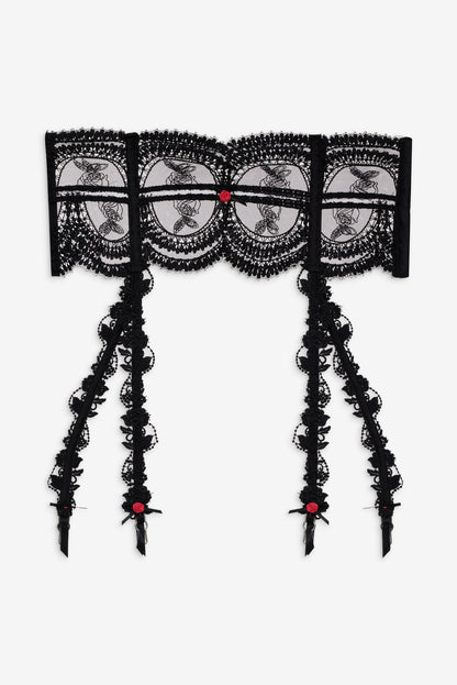 For Love and Lemons - Roxanne Garter Belt - Black