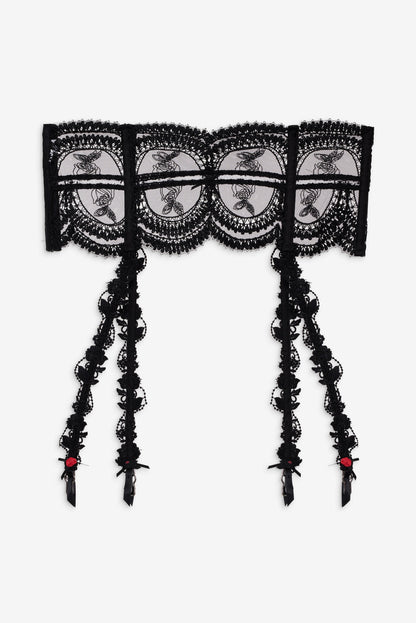 For Love and Lemons - Roxanne Garter Belt - Black