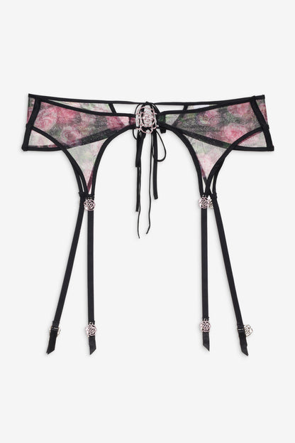 For Love and Lemons - Ciara Garter Belt - Black