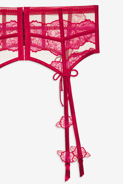 For Love and Lemons - Cordelia Garter Belt - Red