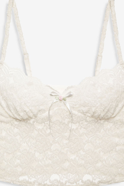 For Love and Lemons - Cloud Lace Cami - White