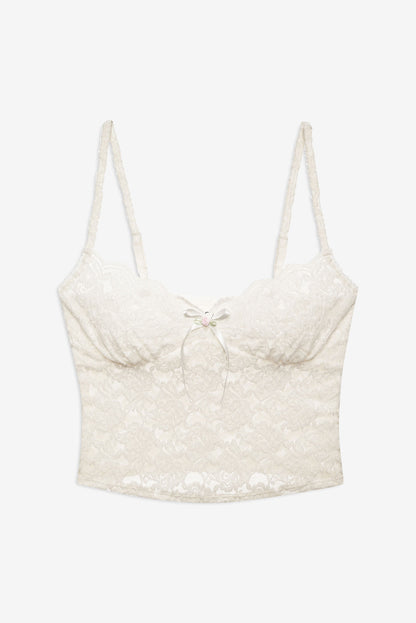 For Love and Lemons - Cloud Lace Cami - White