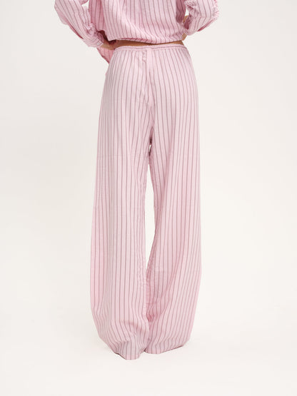 For Love and Lemons - Mindy Wide Leg Pant - Pink