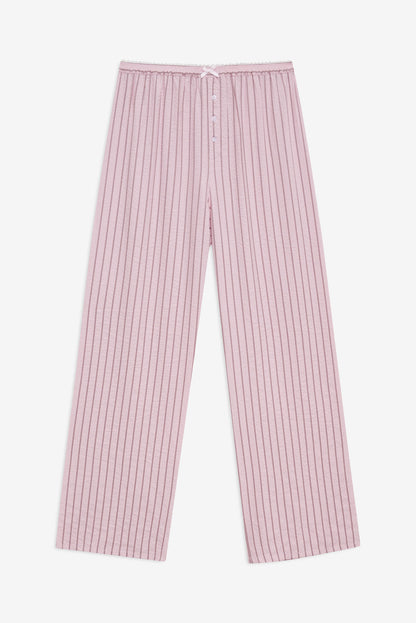 For Love and Lemons - Mindy Wide Leg Pant - Pink