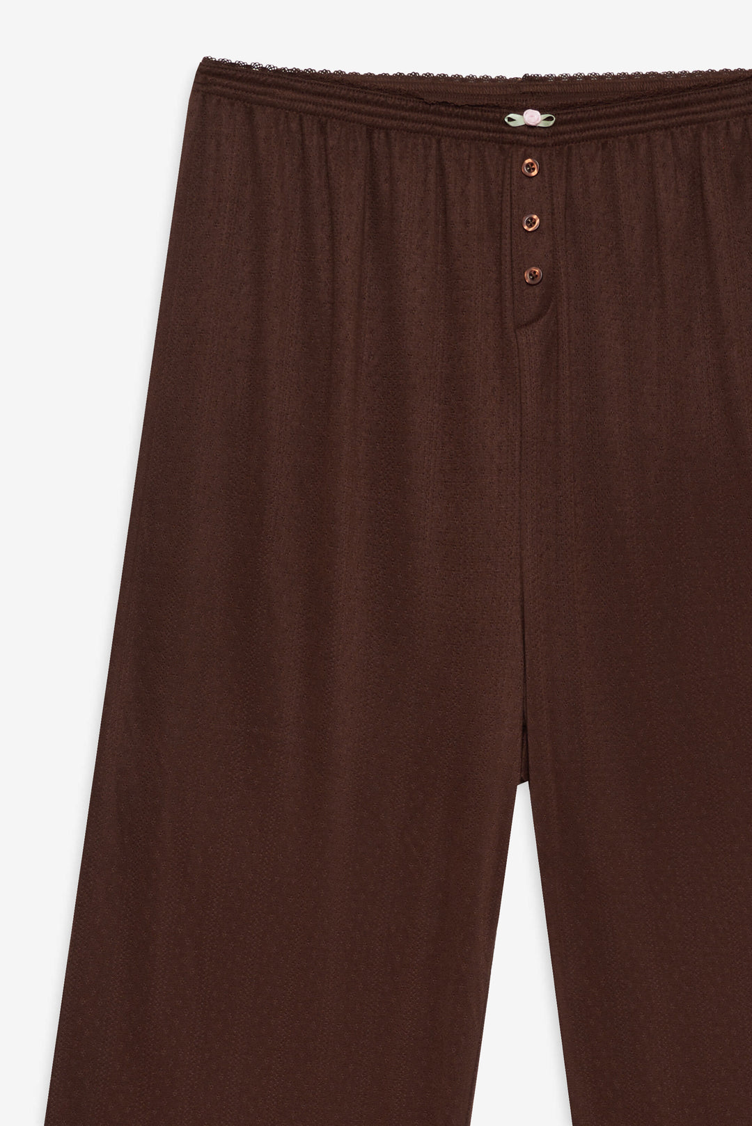 For Love and Lemons - Elliana Wide Leg Pant - Chocolate