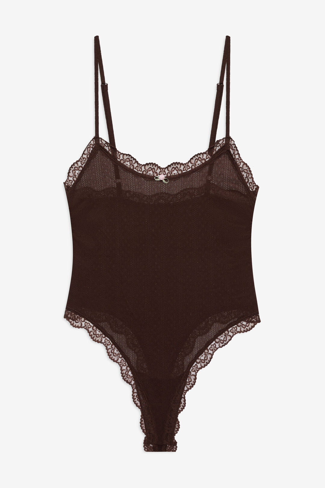 For Love and Lemons - Elliana Bodysuit - Chocolate
