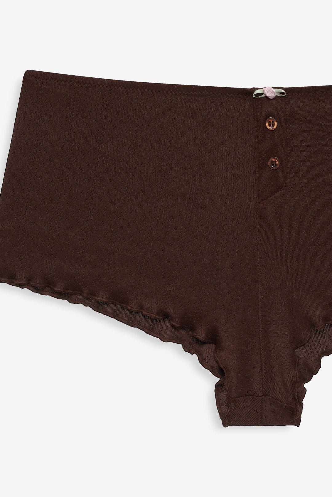 For Love and Lemons - Elliana Sleep Short - Chocolate