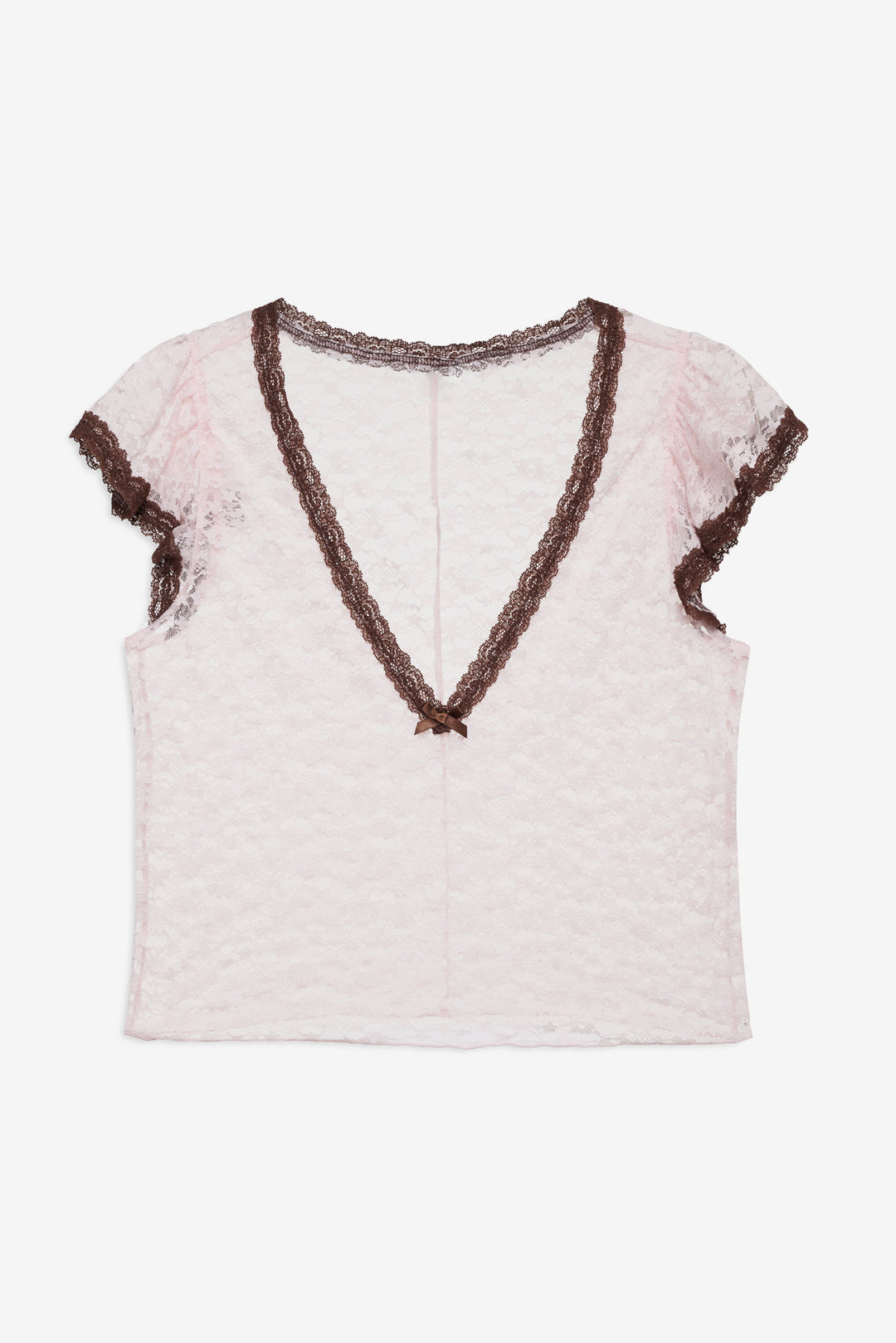For Love and Lemons - Pamela Sleep Top - LT Pink