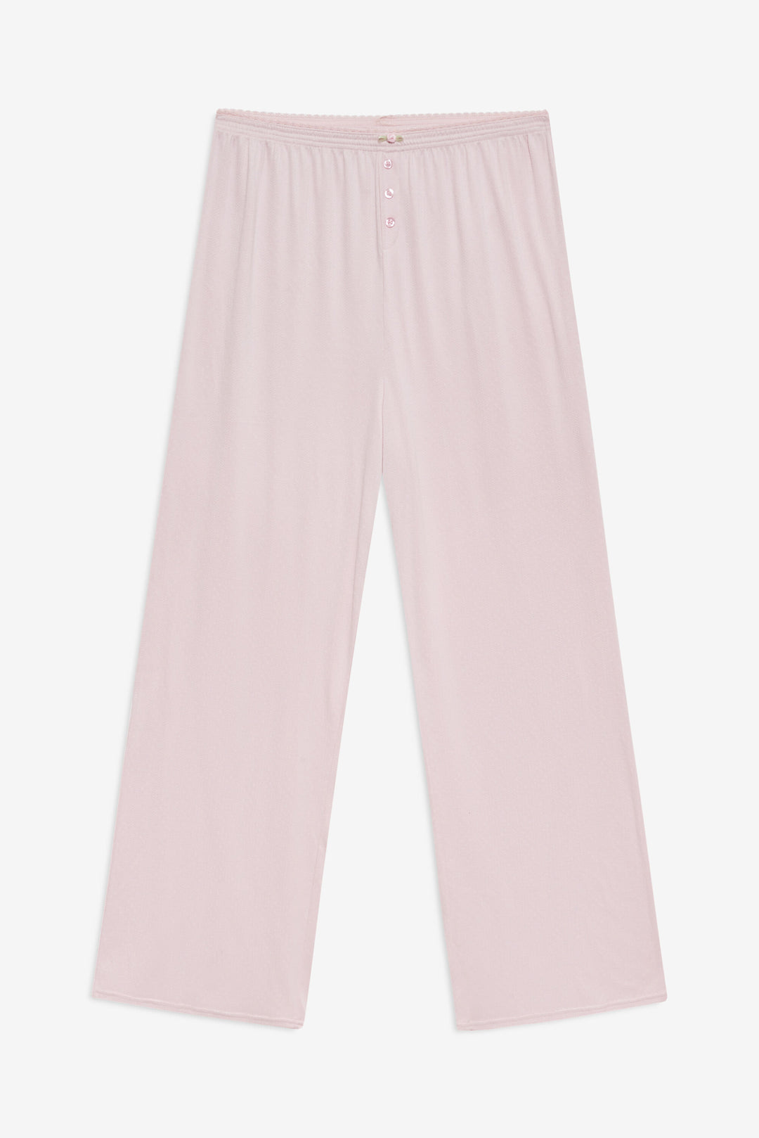 For Love and Lemons - Elliana Wide Leg Pant - Dusty Pink