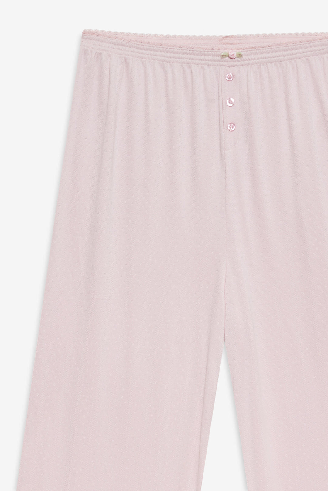 For Love and Lemons - Elliana Wide Leg Pant - Dusty Pink