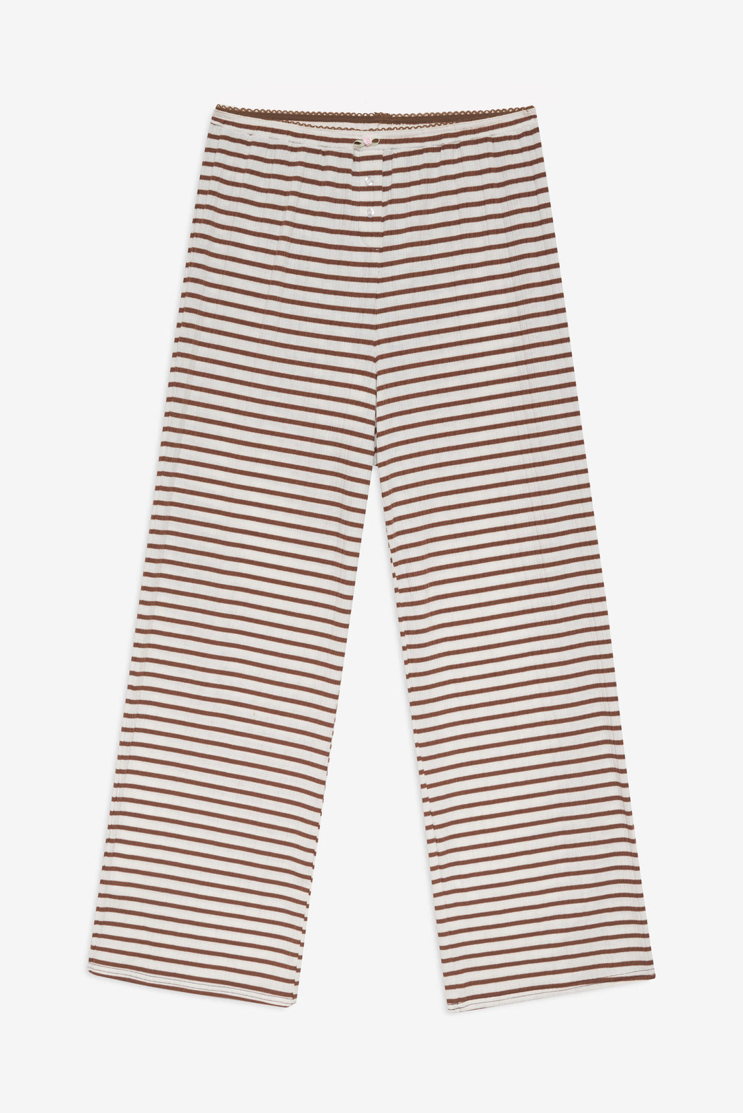 For Love and Lemons - Bella Wide Leg Pant - Brown