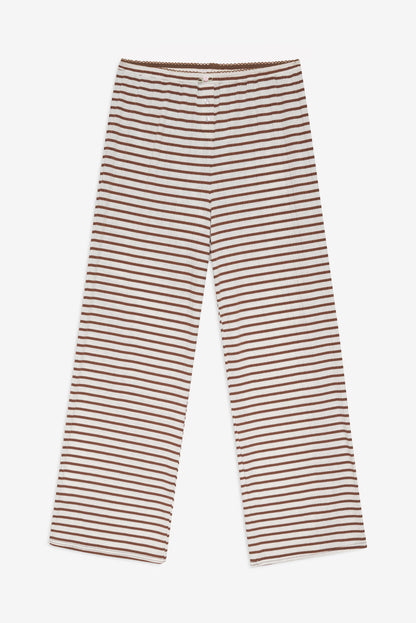 For Love and Lemons - Bella Wide Leg Pant - Brown