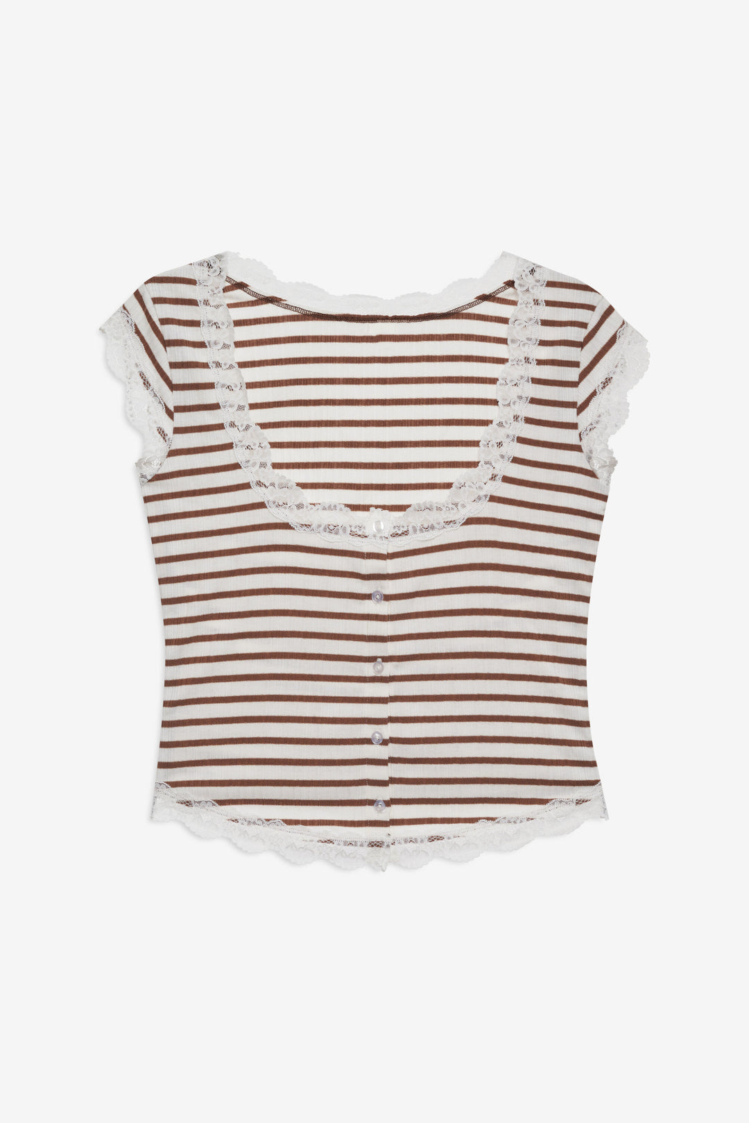For Love and Lemons - Bella Sleep Top - Brown