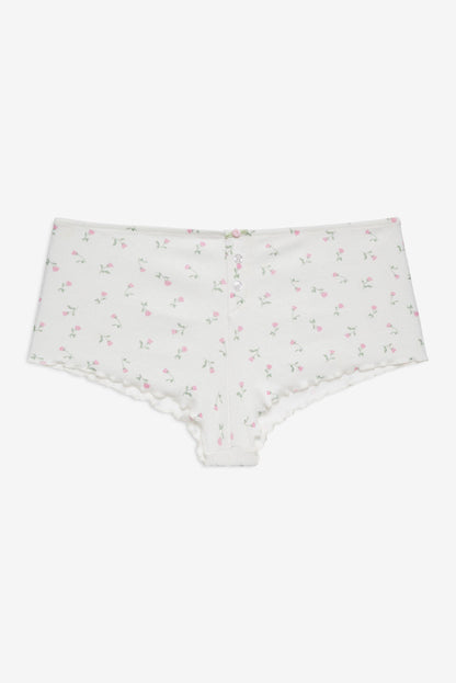 For Love and Lemons - Elliana Sleep Short - White