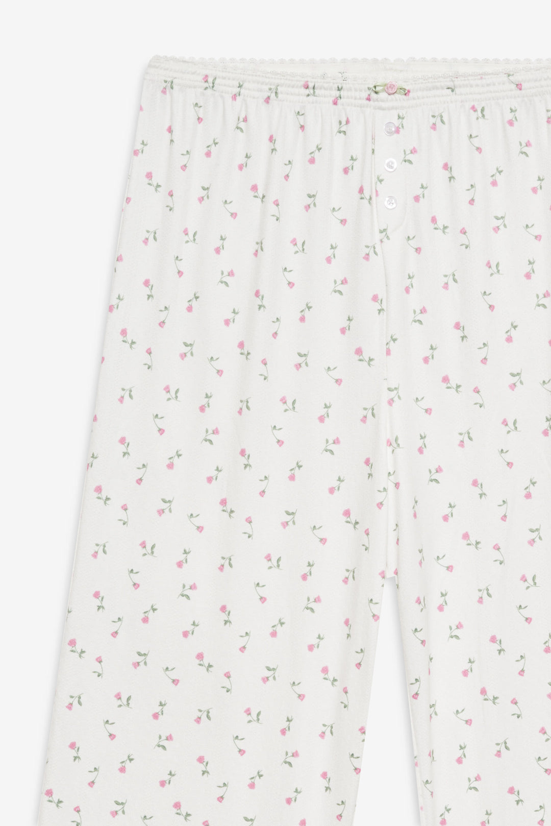 For Love and Lemons - Elliana Wide Leg Pant - White